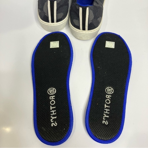 Rothy’s the original slip in sneaker gray camouflage design size 9.5 - Picture 9 of 11